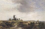 George cole The Windmilll on the Heath (mk37) France oil painting artist
